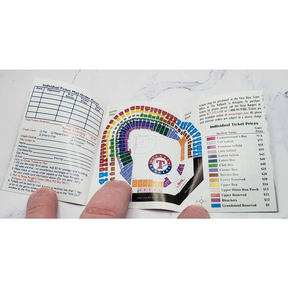 2003 Texas Rangers Alex Rodriguez Pocket Schedule Southwest - Picture 5 of 6